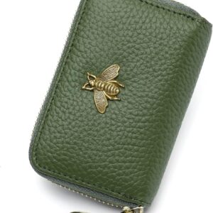 RFID Credit Card Holder Small Leather Wallet Women - Image 64