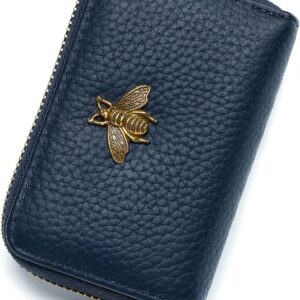 RFID Credit Card Holder Small Leather Wallet Women - Image 68
