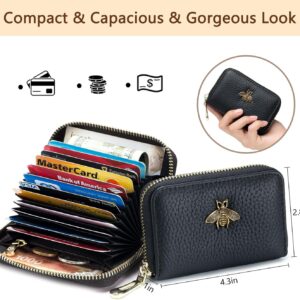 RFID Credit Card Holder Small Leather Wallet Women - Image 8