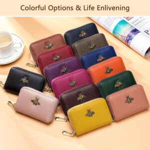 RFID Credit Card Holder Small Leather Wallet Women - Image 9
