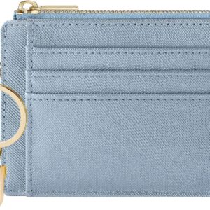 Slim Front Pocket Wallet Keychain 6 Card Slots - Image 10