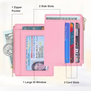 Slim Front Pocket Wallet Keychain 6 Card Slots - Image 2