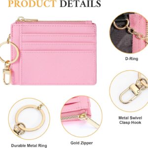 Slim Front Pocket Wallet Keychain 6 Card Slots - Image 3
