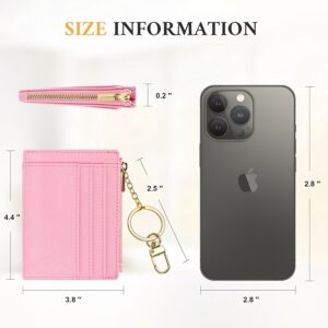 Slim Front Pocket Wallet Keychain 6 Card Slots - Image 7
