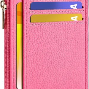 Slim Minimalist Credit Card Holder RFID Blocking Cherry - Image 27