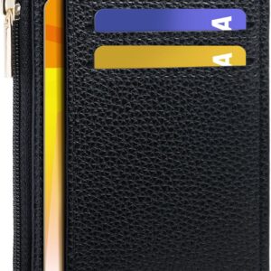 Slim Minimalist Credit Card Holder RFID Blocking Cherry - Image 28