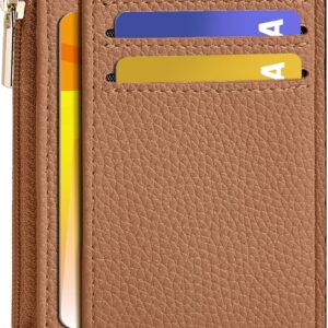 Slim Minimalist Credit Card Holder RFID Blocking Cherry - Image 29
