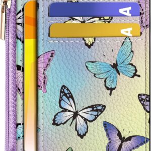 Slim Minimalist Credit Card Holder RFID Blocking Cherry - Image 30