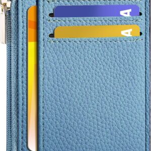 Slim Minimalist Credit Card Holder RFID Blocking Cherry - Image 8