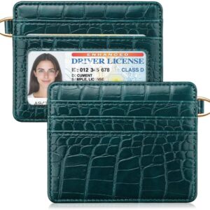 Slim Minimalist Pocket Credit Card Holder Wallet Lightweight Leopard - Image 12