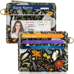 Slim Minimalist Pocket Credit Card Holder Wallet Lightweight Leopard - Image 14