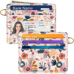 Slim Minimalist Pocket Credit Card Holder Wallet Lightweight Leopard - Image 40