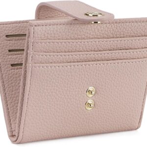 Slim Wallet Leather RFID Blocking Small Beige - Image 14
