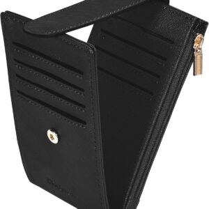 Women's Slim Card Holder Wallet Bifold Purple - Image 16