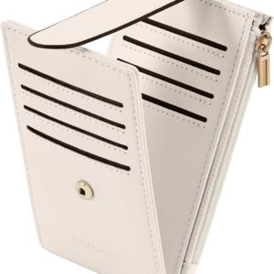 Women's Slim Card Holder Wallet Bifold Purple - Image 20