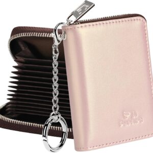 Zipper Wallet RFID Blocking Compact Size Women - Image 14