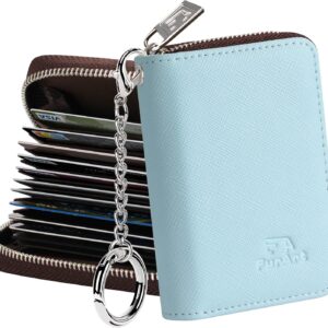 Zipper Wallet RFID Blocking Compact Size Women - Image 15