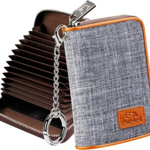 Zipper Wallet RFID Blocking Compact Size Women - Image 16