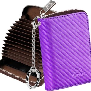 Zipper Wallet RFID Blocking Compact Size Women - Image 17