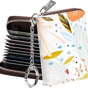 Zipper Wallet RFID Blocking Compact Size Women - Image 19