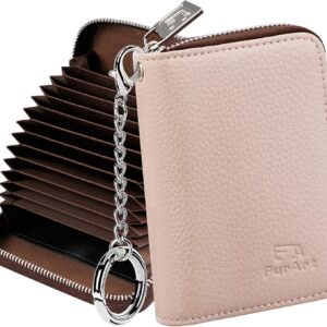 Zipper Wallet RFID Blocking Compact Size Women - Image 20