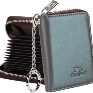 Zipper Wallet RFID Blocking Compact Size Women - Image 22