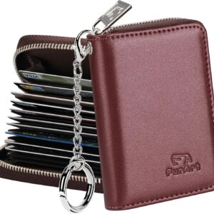 Zipper Wallet RFID Blocking Compact Size Women - Image 25