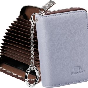 Zipper Wallet RFID Blocking Compact Size Women - Image 28