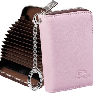 Zipper Wallet RFID Blocking Compact Size Women - Image 32