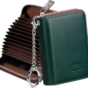 Zipper Wallet RFID Blocking Compact Size Women - Image 35