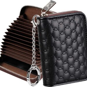 Zipper Wallet RFID Blocking Compact Size Women - Image 44