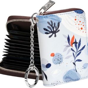 Zipper Wallet RFID Blocking Compact Size Women - Image 45